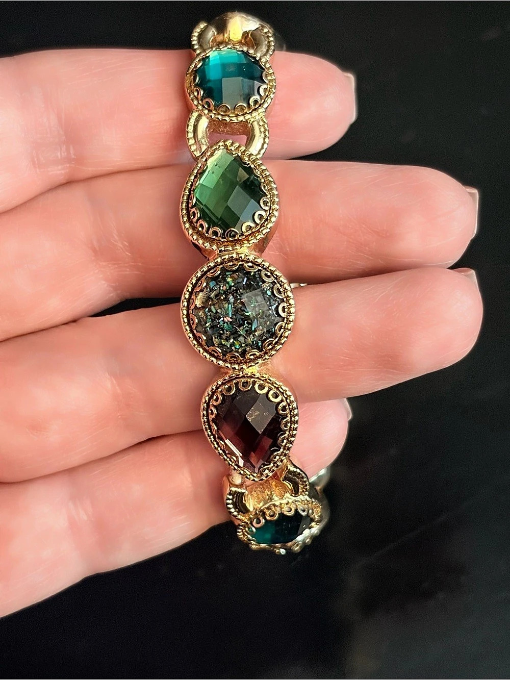 Multicolor Gemstone Bracelet Like New